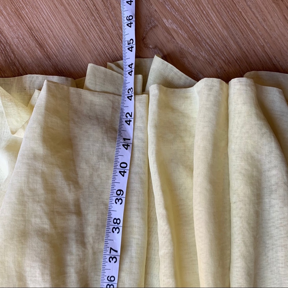 SOLD Vintage | 50’s Pale Yellow Fit and Flare - Picture 8 of 11